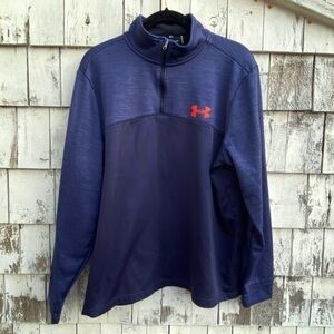 Under Armour 3/4 Zipper Blue Pullover
